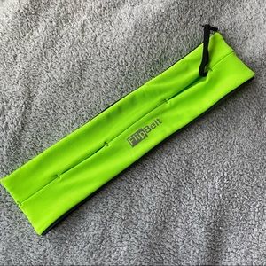 FlipBelt Classic Lime Green Running Belt Small
